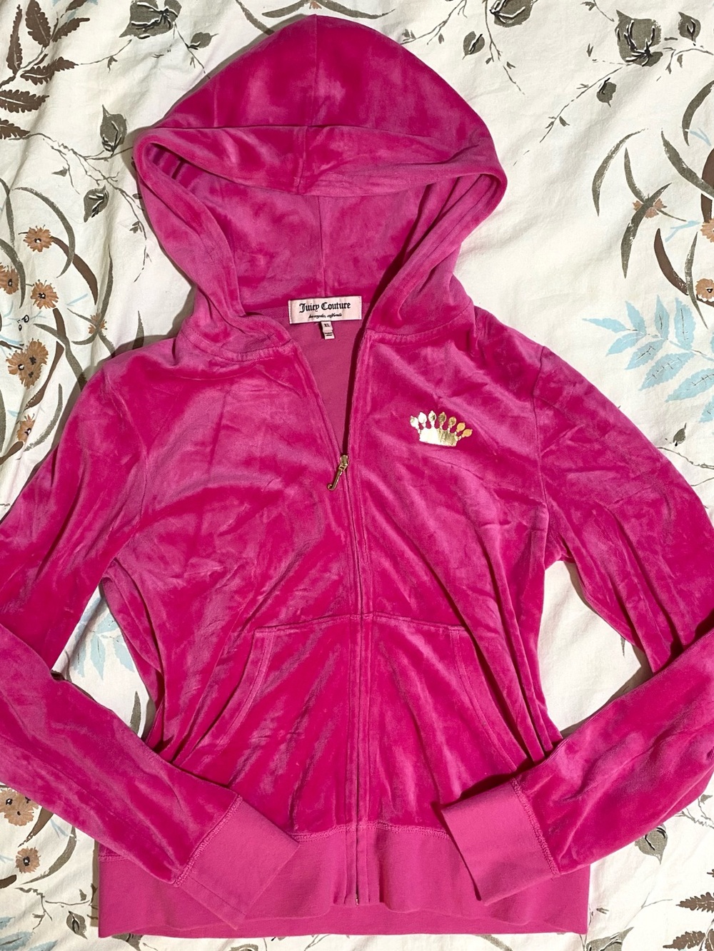 XL hot pink and gold juicy couture track jacket💓⚜️ - Picture 2 of 12